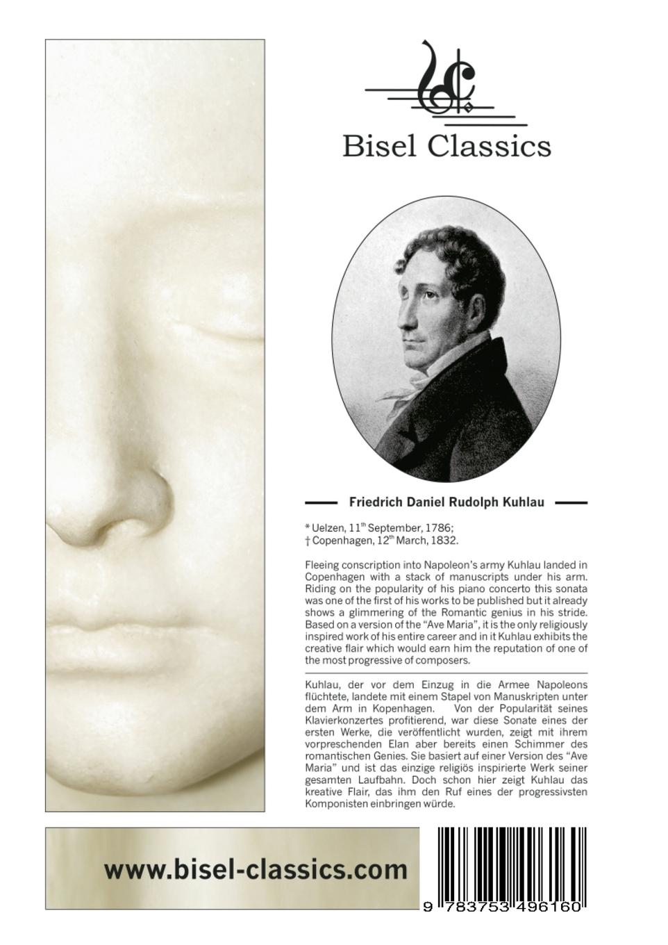 Rückseitencover Sonata "Ave Maria", Op. 5a