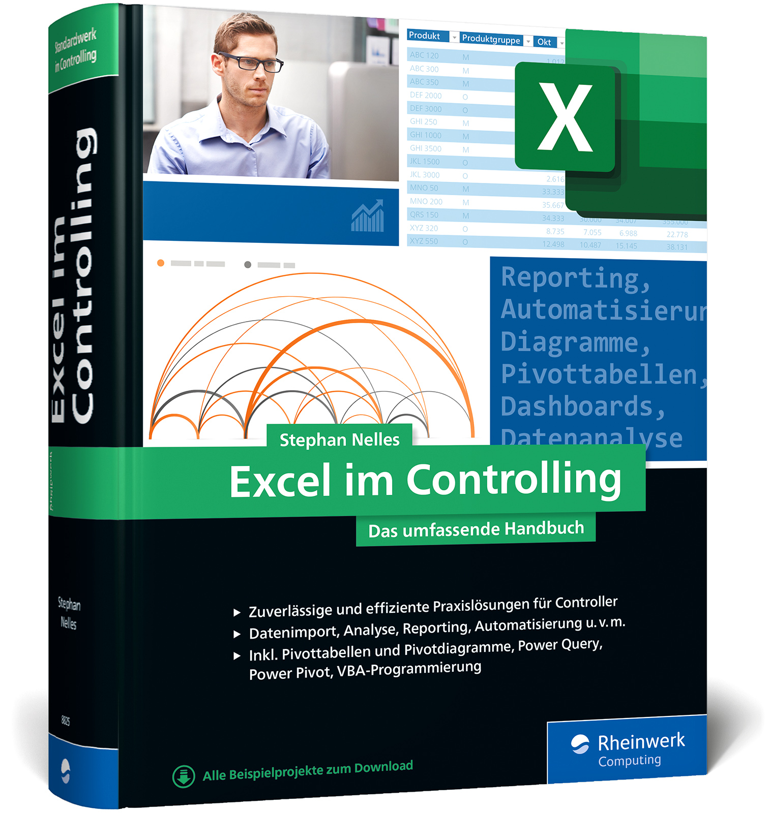 Vorderes Coverbild Excel im Controlling