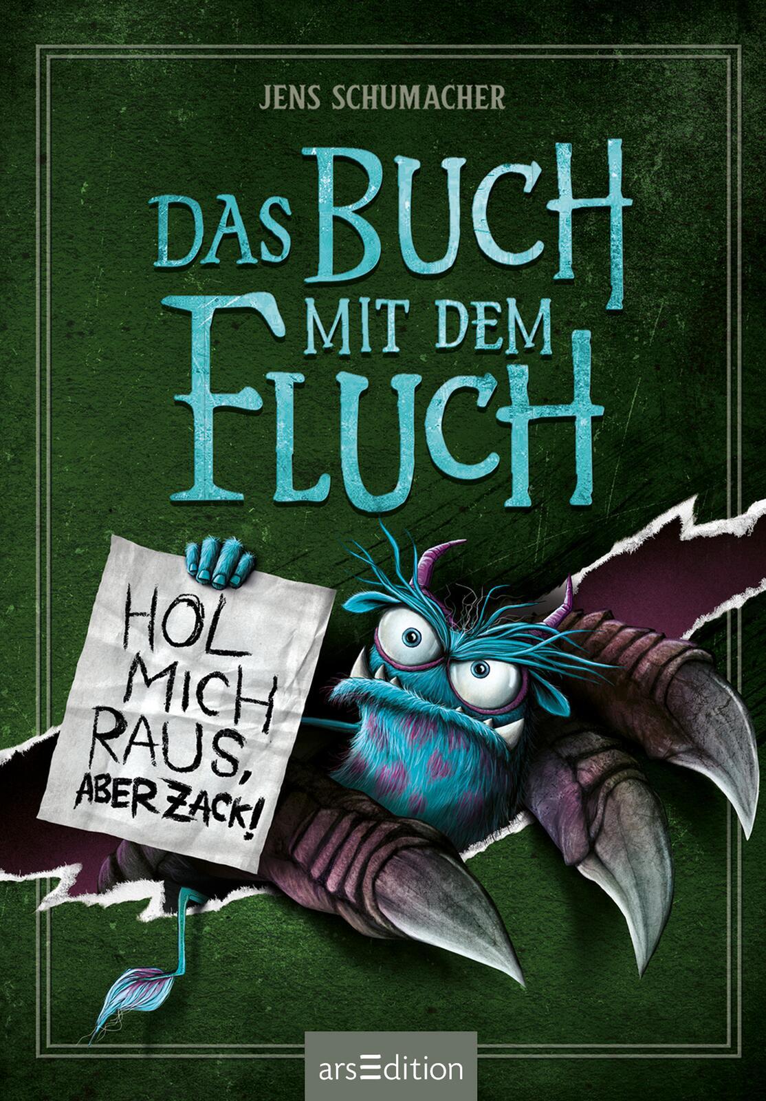 Beispielinhalt (Bild) Das Buch mit dem Fluch - Hol mich raus, aber zack! (Das Buch mit dem Fluch 2)