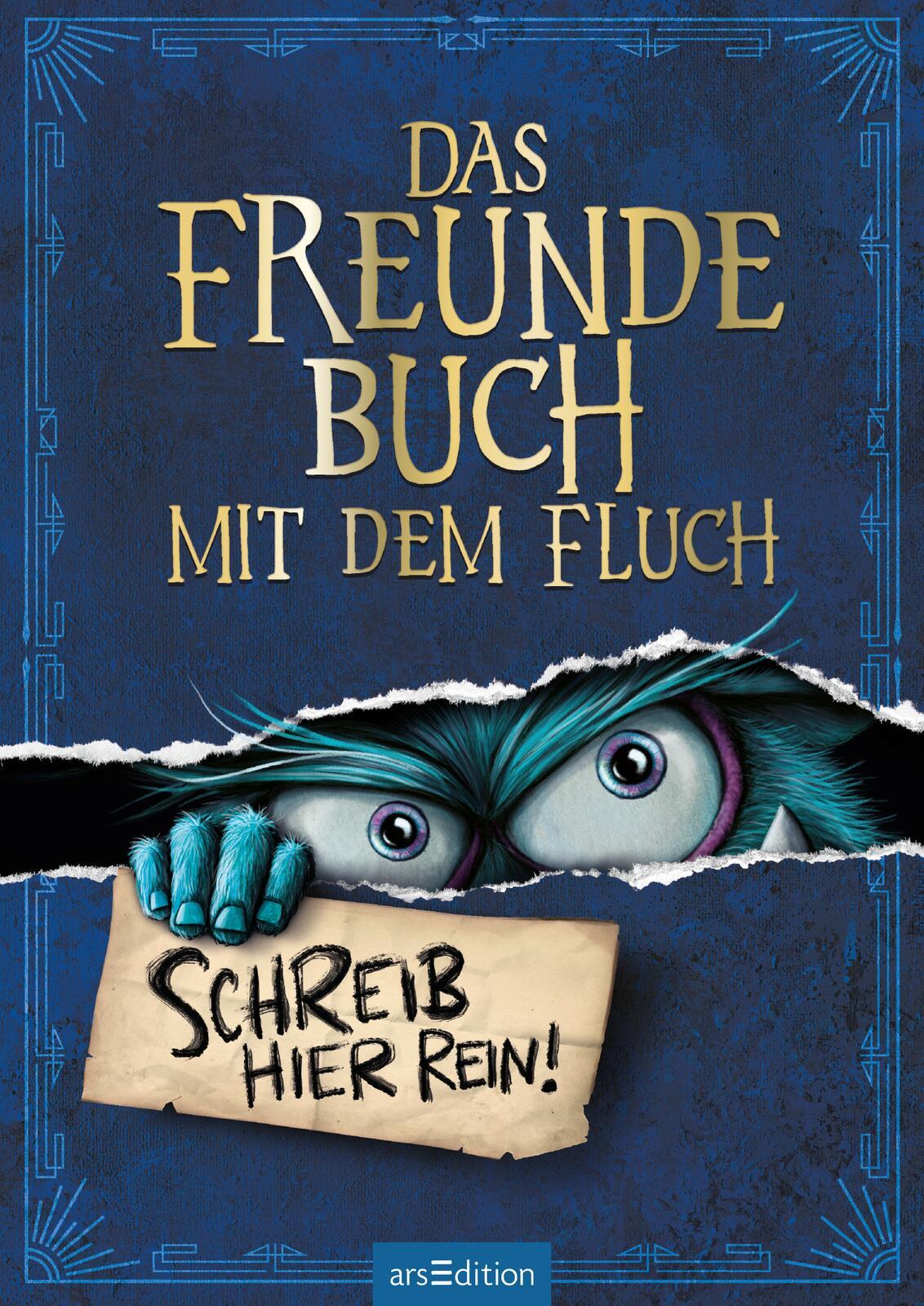 Beispielinhalt (Bild) Das Freundebuch mit dem Fluch