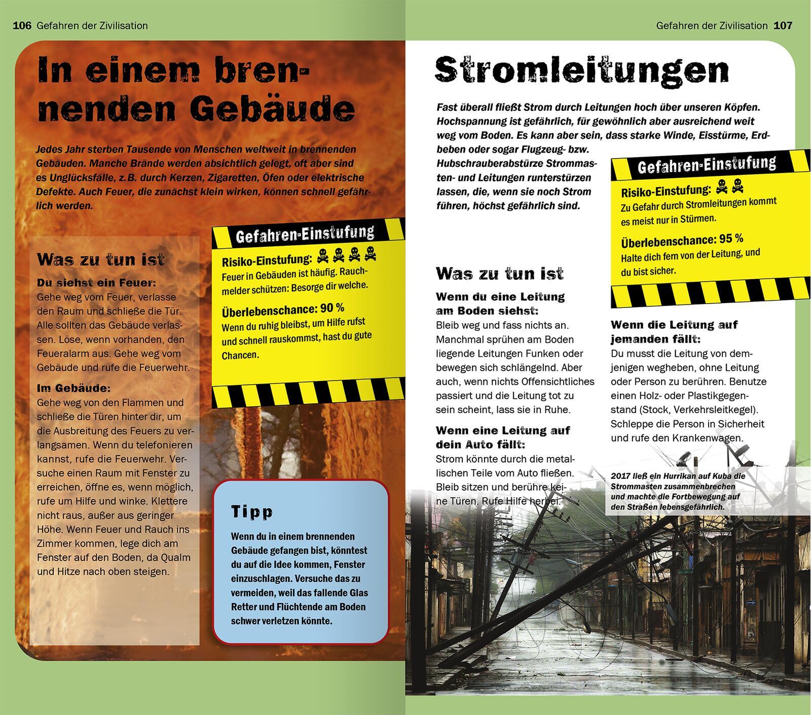Beispielinhalt (Bild) Die 100 gefährlichsten Dinge der Welt