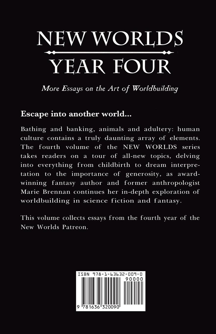 Rückseitencover New Worlds, Year Four