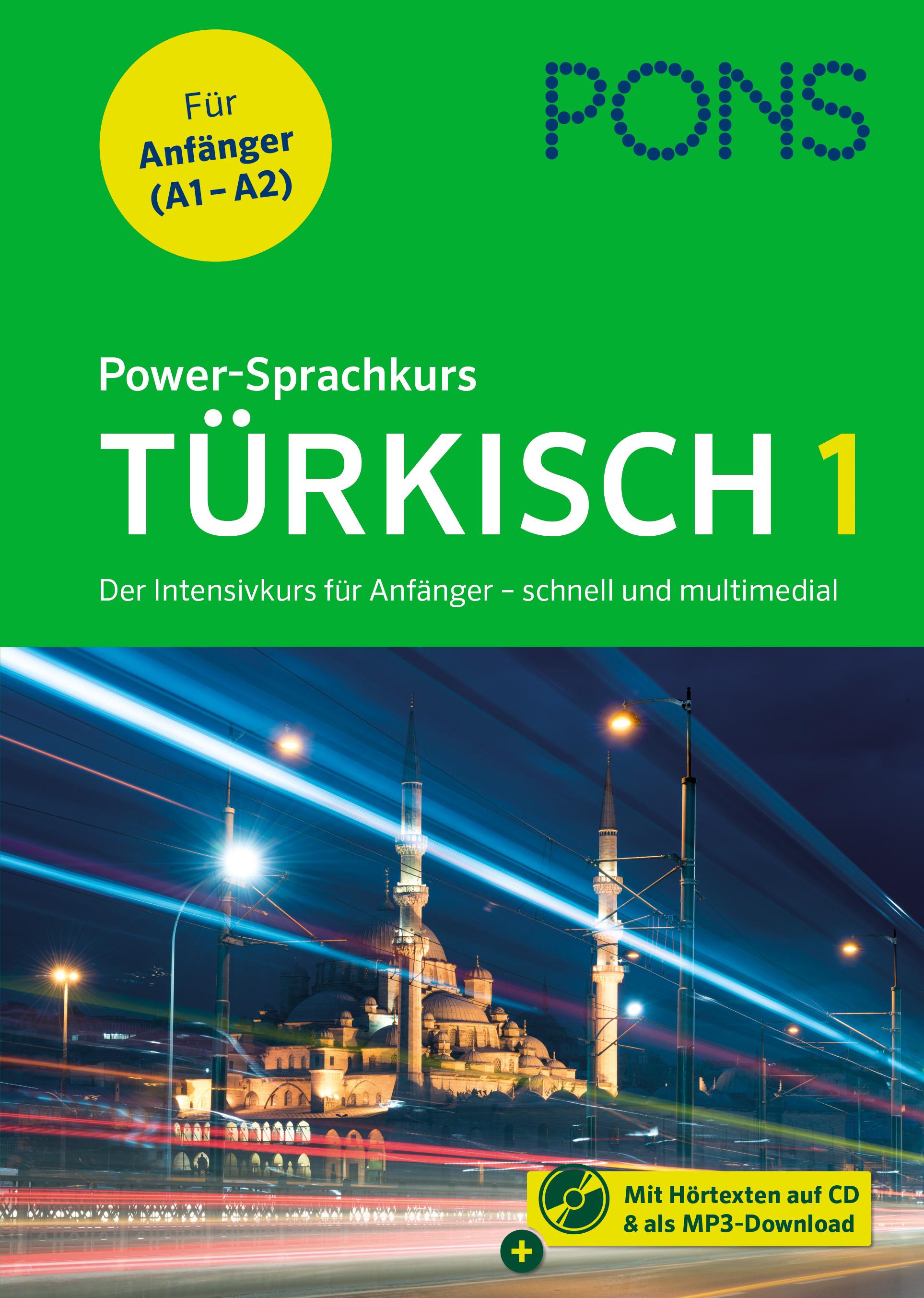 Vorderes Coverbild PONS Power-Sprachkurs Türkisch 1
