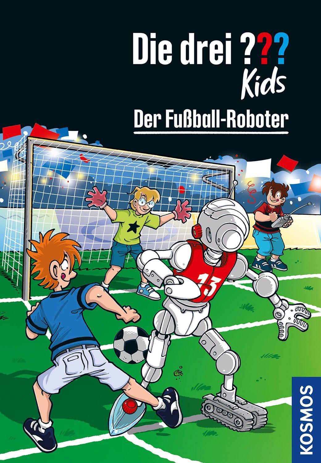 Vorderes Coverbild Die drei ??? Kids, 75, Der Fußball-Roboter