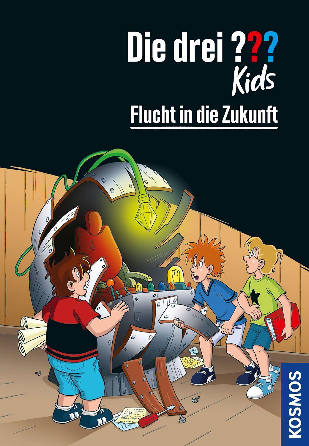 Vorderes Coverbild Die drei ??? Kids, 5, Flucht in die Zukunft (drei Fragezeichen)