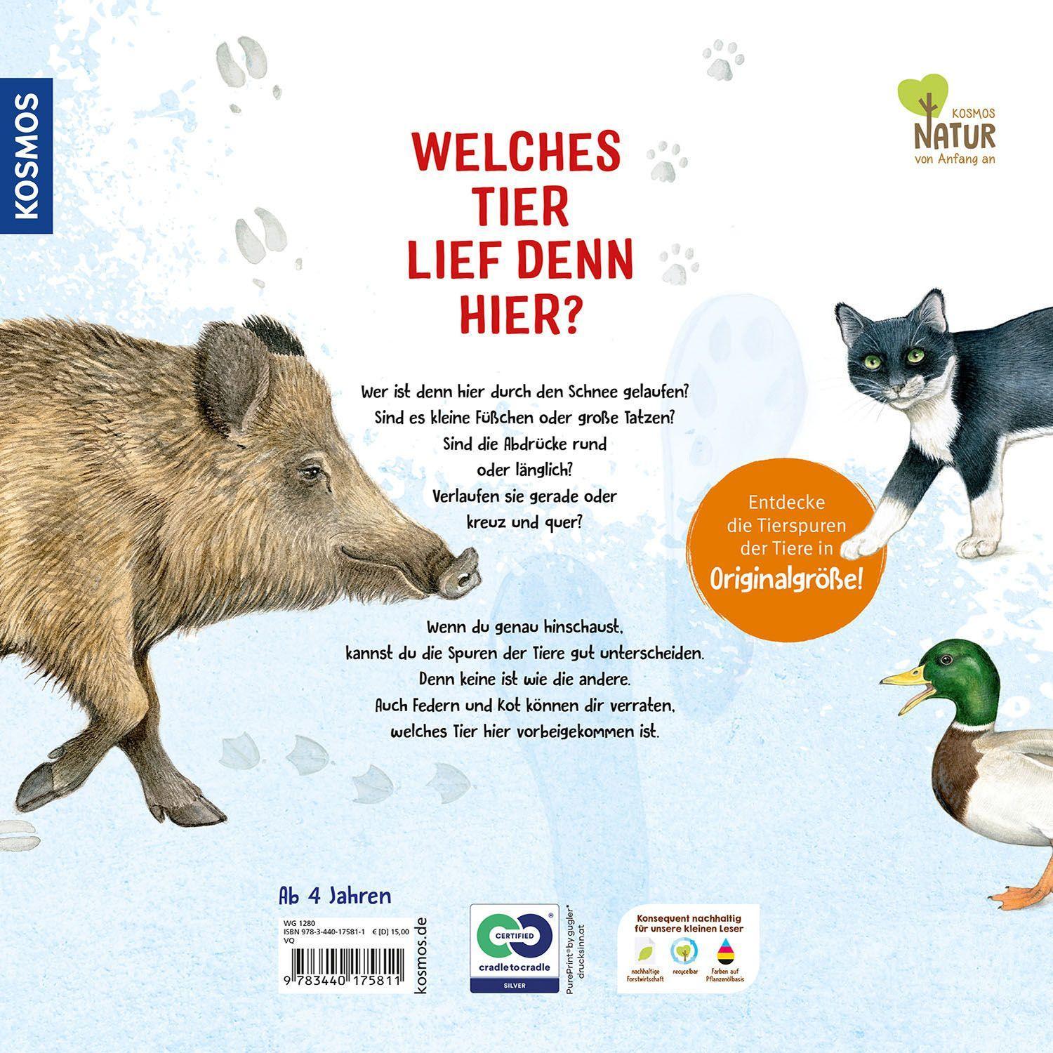 Beispielinhalt (Bild) Welches Tier lief denn hier?