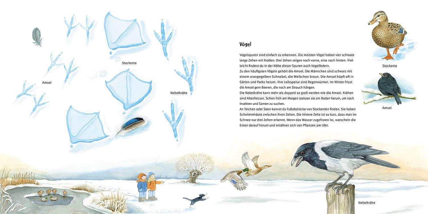 Beispielinhalt (Bild) Welches Tier lief denn hier?