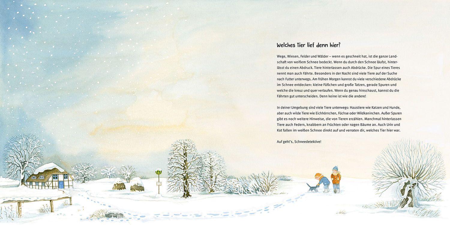 Beispielinhalt (Bild) Welches Tier lief denn hier?