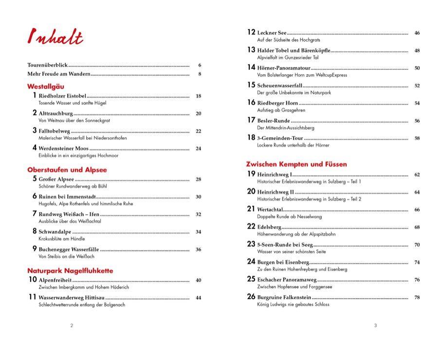 Beispielinhalt (Bild) Leichte Wanderungen im Allgäu