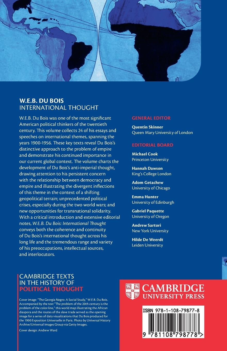Rückseitencover W. E. B. Du Bois
