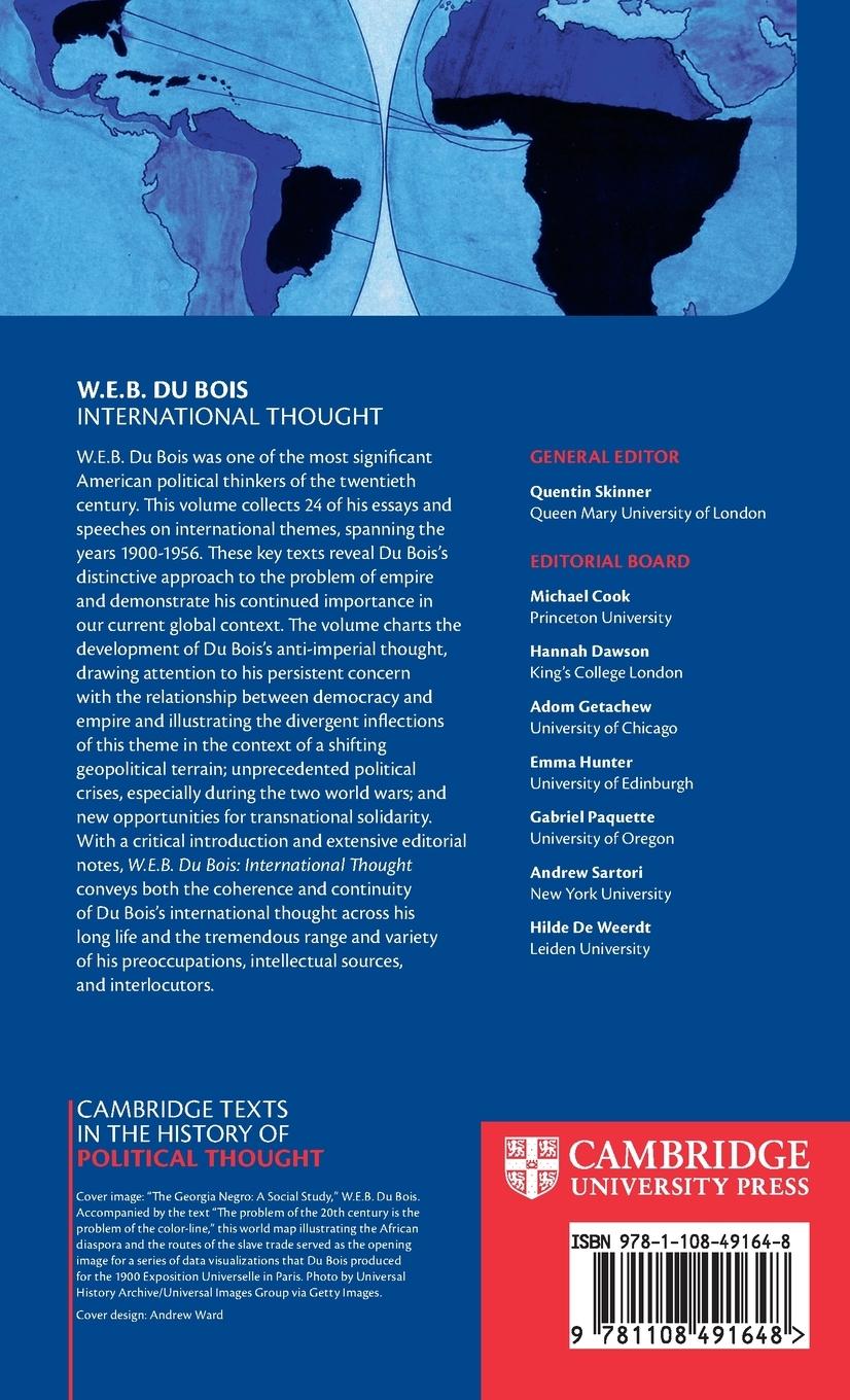 Rückseitencover W. E. B. Du Bois