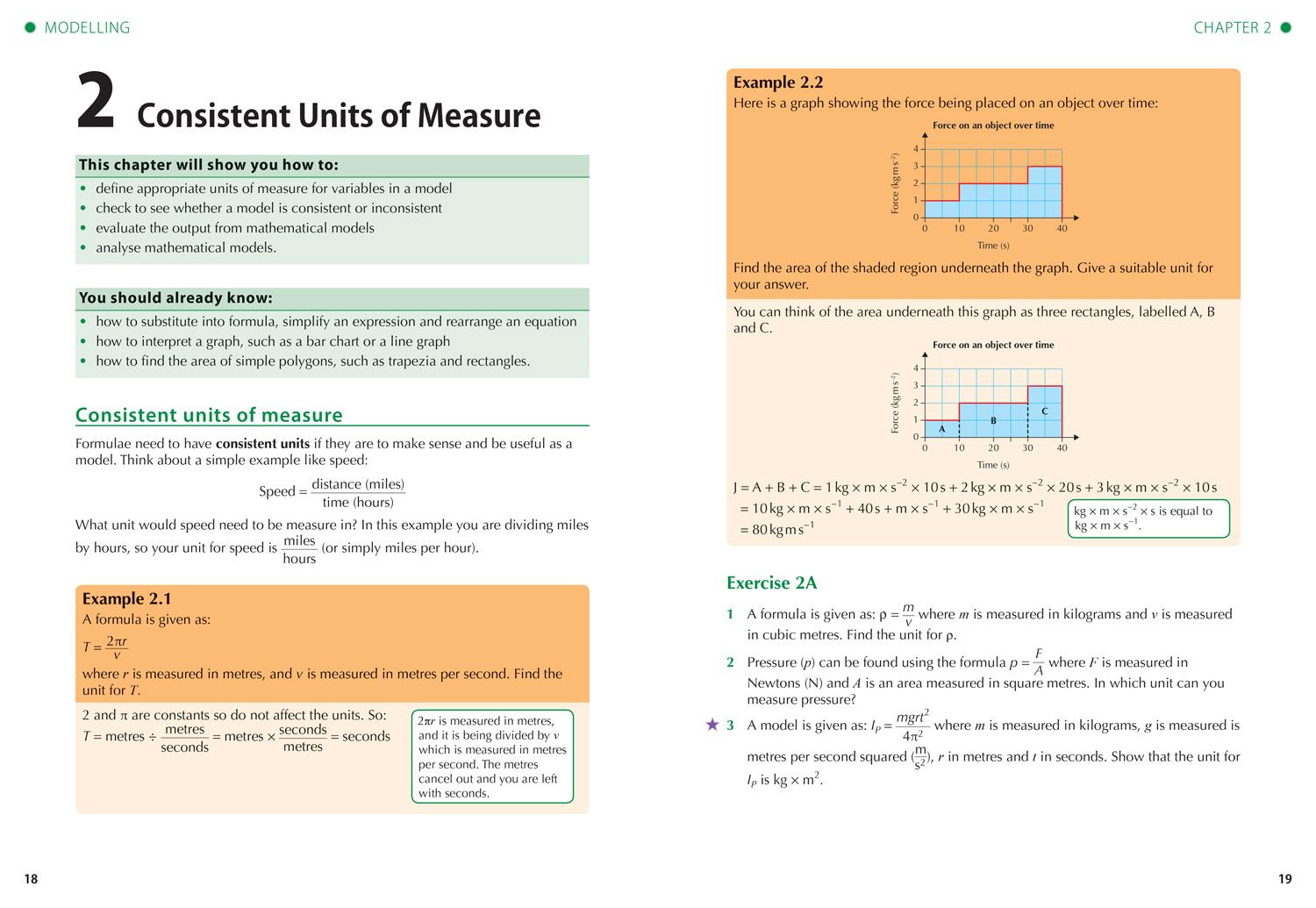 Beispielinhalt (Bild) Higher Applications of Maths