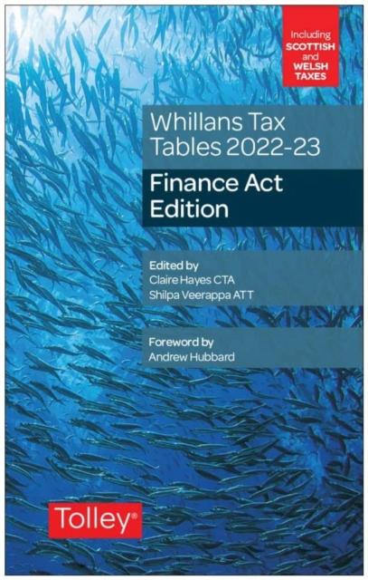 Vorderes Coverbild Whillans's Tax Tables 2022-23 (Finance Act edition)