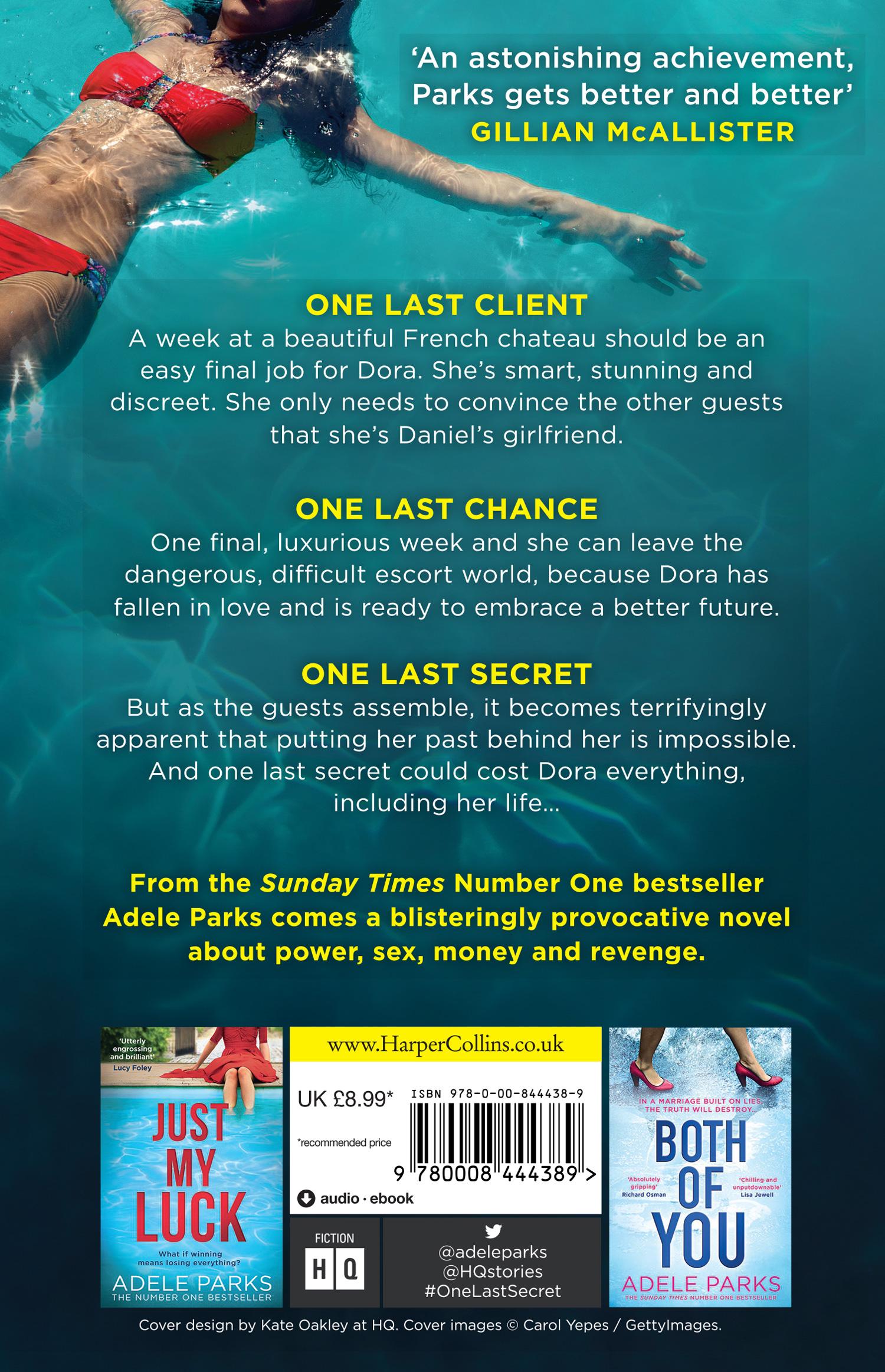 Rückseitencover One Last Secret