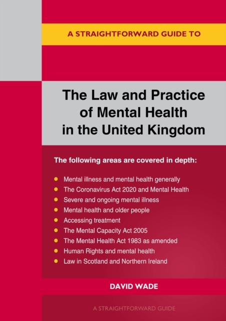 Vorderes Coverbild the Law and Practice of Mental Health in the UK