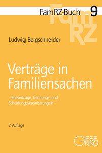 Vorderes Coverbild Verträge in Familiensachen