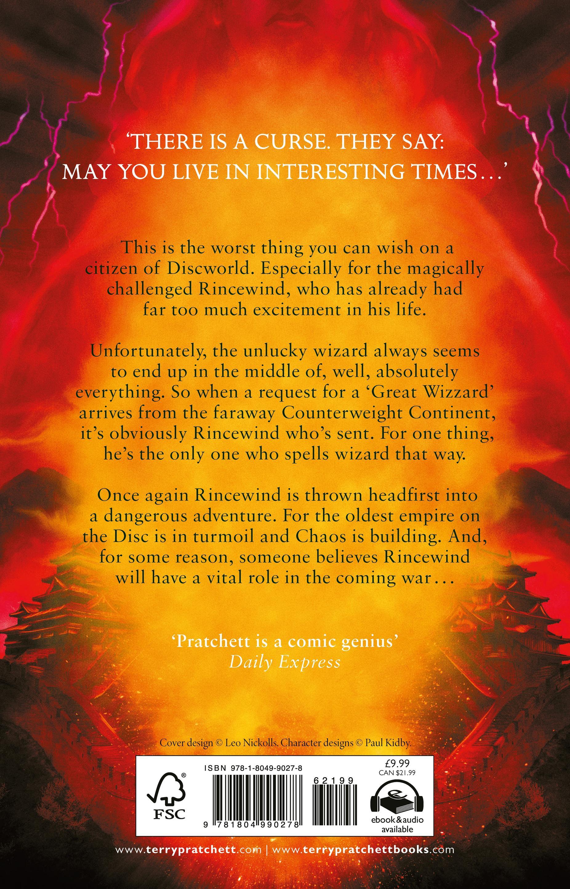 Rückseitencover Interesting Times