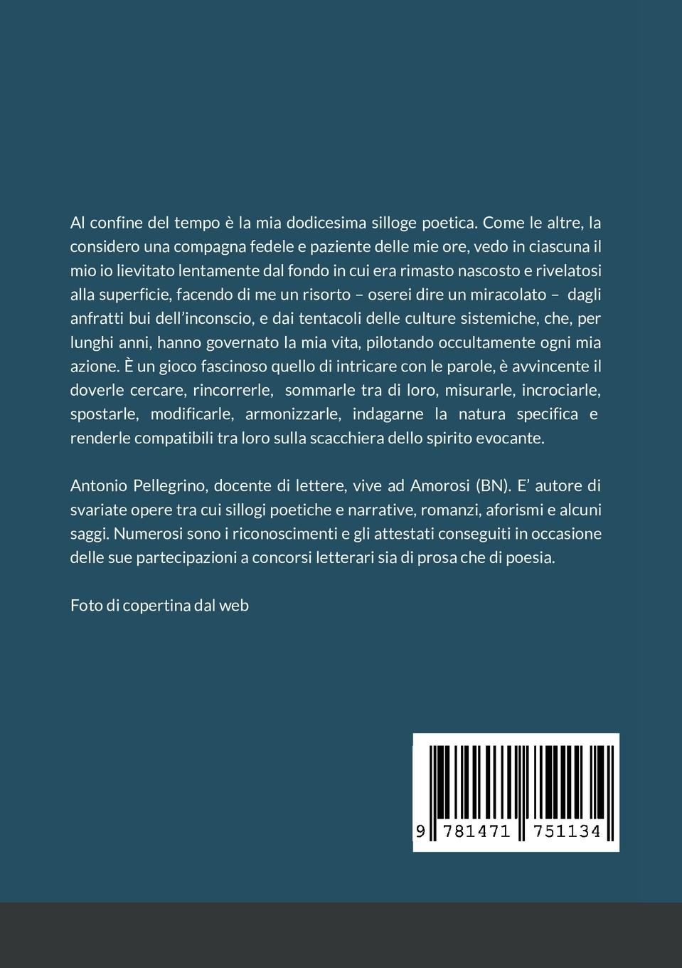 Rückseitencover AL CONFINE DEL TEMPO