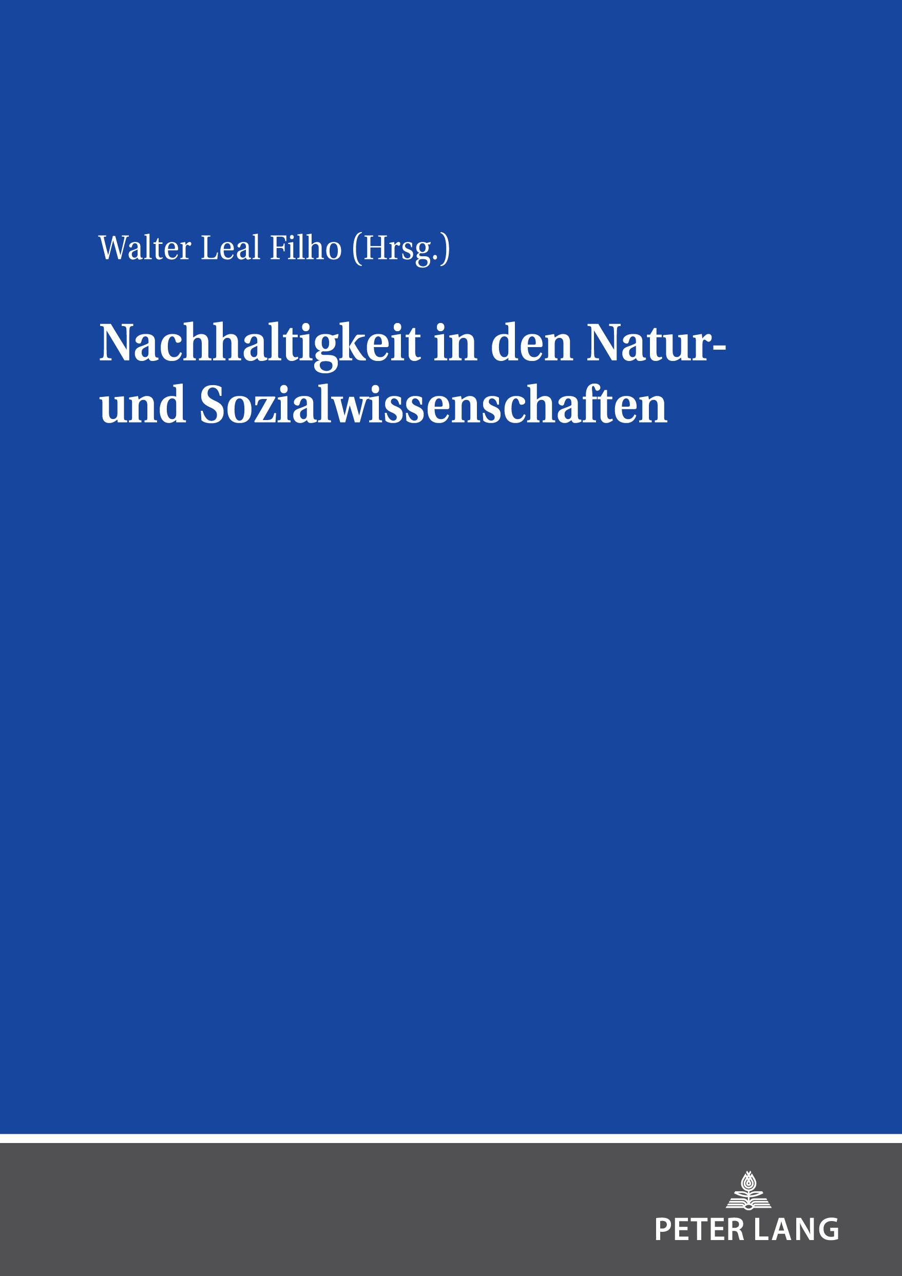 Vorderes Coverbild Nachhaltigkeit in den Natur- und Sozialwissenschaften