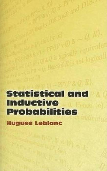 Vorderes Coverbild Statistical and Inductive Probabilities