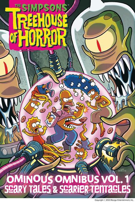 Vorderes Coverbild The Simpsons Treehouse of Horror Ominous Omnibus Vol. 1: Scary Tales & Scarier Tentacles