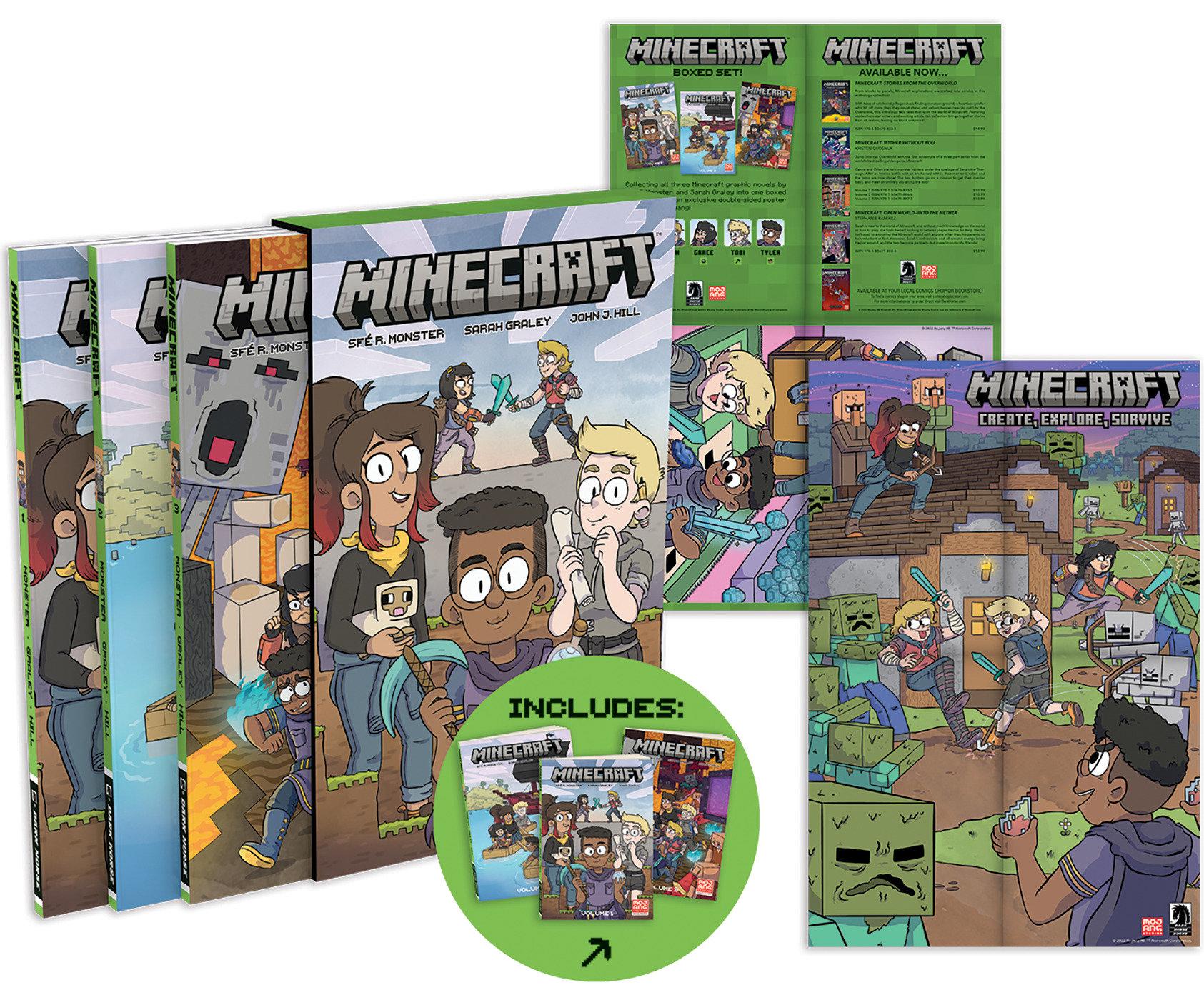 Vorderes Coverbild Minecraft Boxed Set (Graphic Novels)