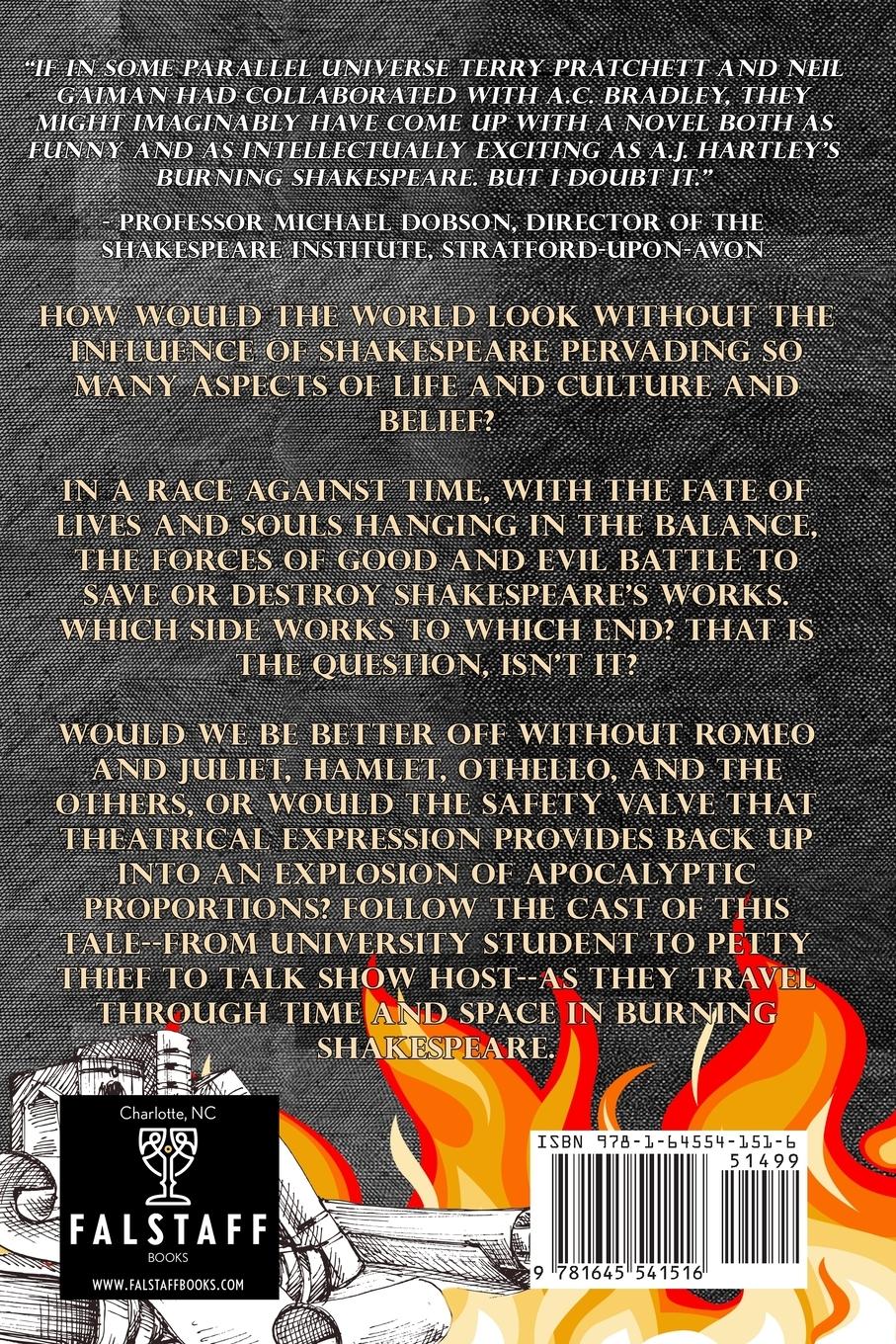 Rückseitencover Burning Shakespeare