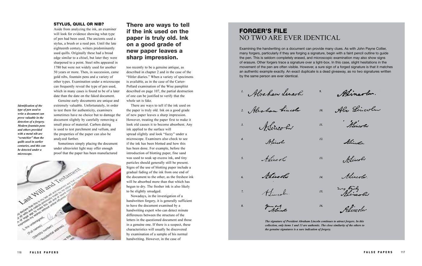 Beispielinhalt (Bild) Fakes, Scams & Forgeries