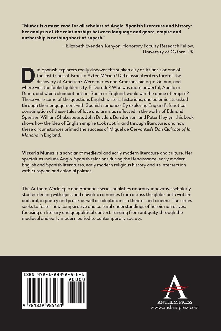 Rückseitencover Spanish Romance in the Battle for Global Supremacy