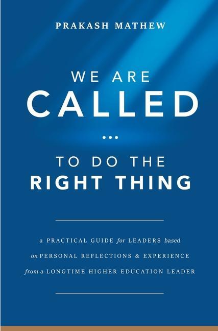 Vorderes Coverbild We Are Called to Do the Right Thing