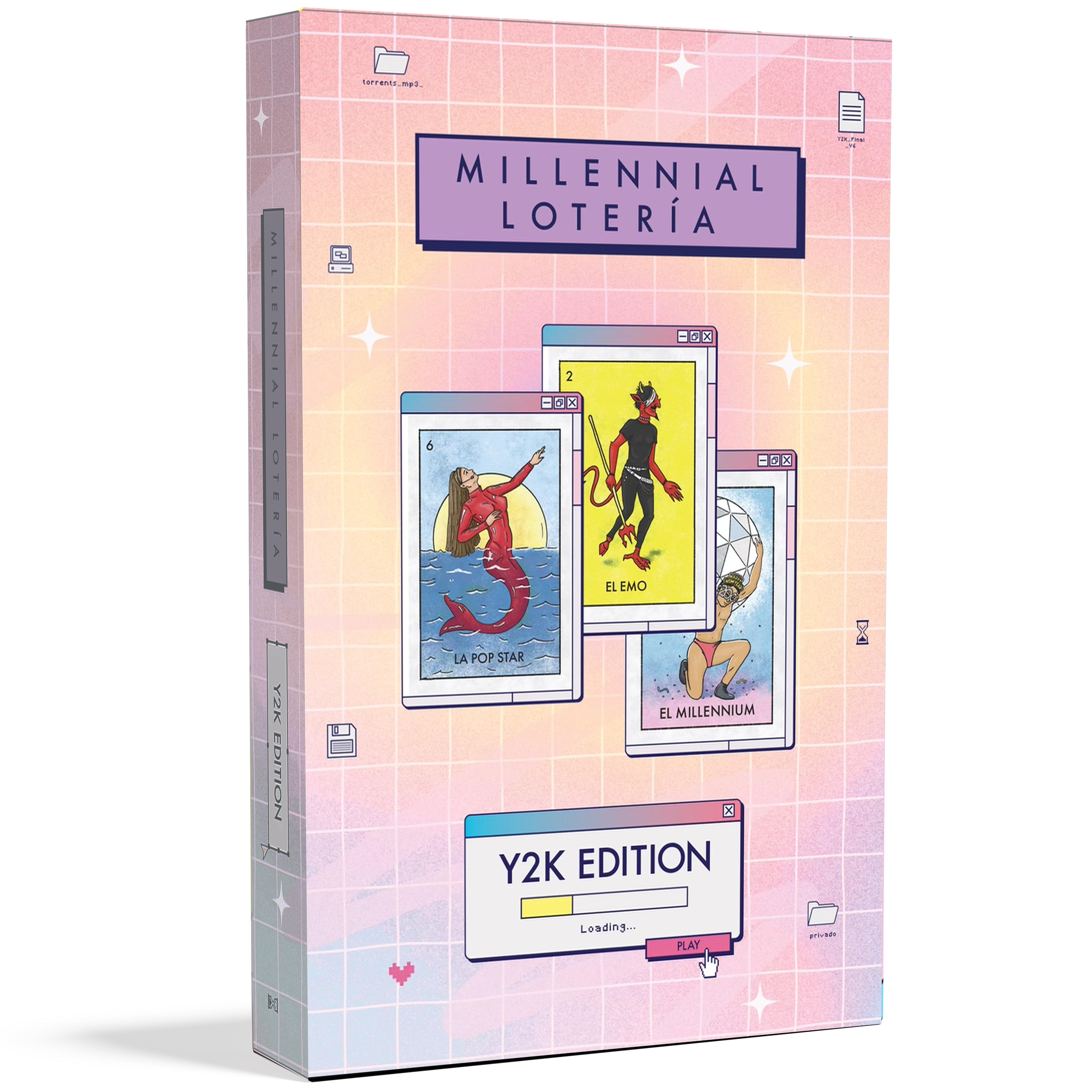 Vorderes Coverbild Millennial Loteria: Y2K Edition