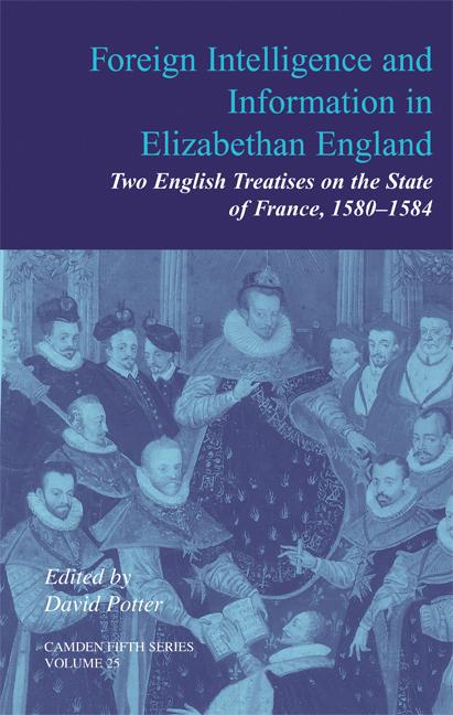Vorderes Coverbild Foreign Intelligence and Information in Elizabethan England