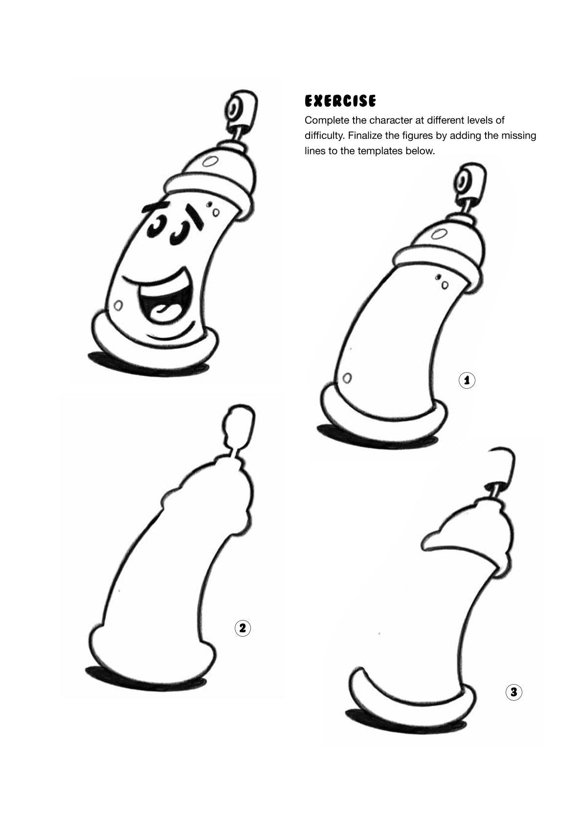 Beispielinhalt (Bild) Graffiti Characters for Beginners