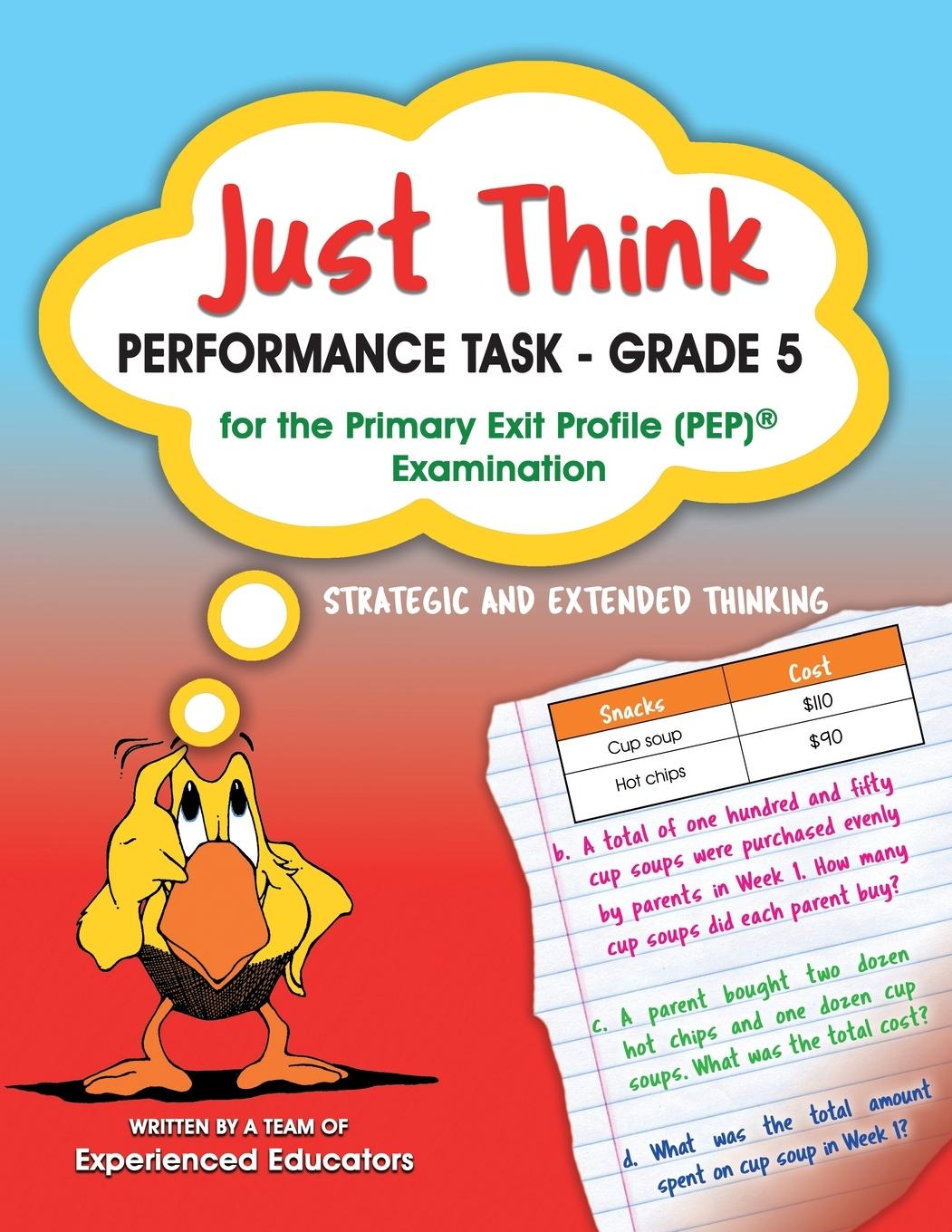 Vorderes Coverbild Just Think Performance Task - Grade 5 for the Primary Exit Profile (PEP) Examination