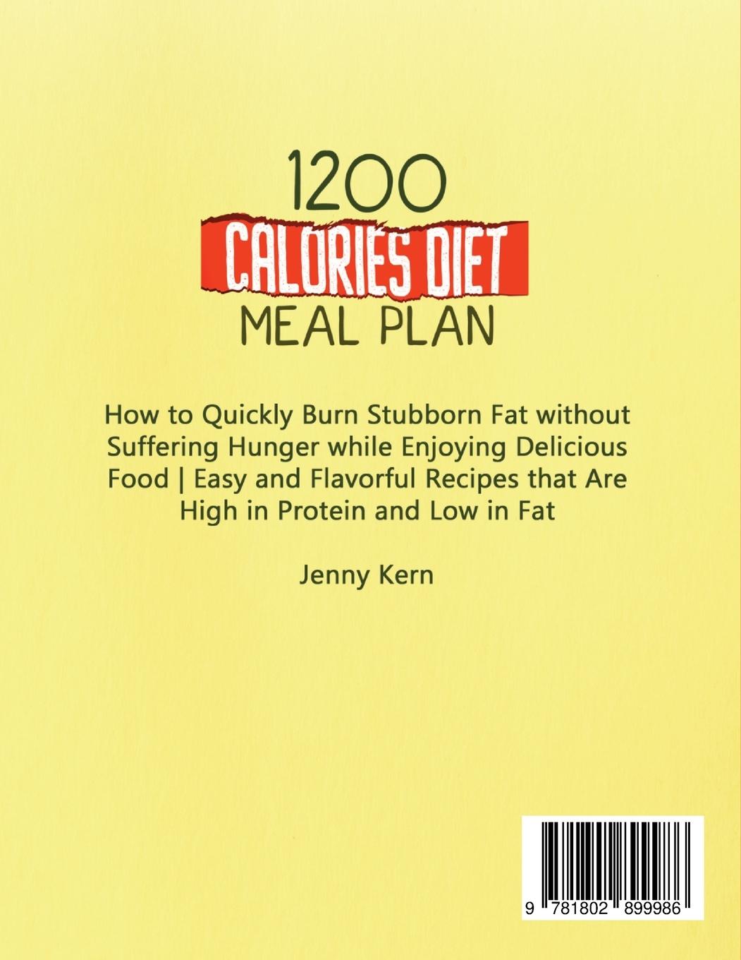 Rückseitencover 1200 Calories Diet Meal Plan