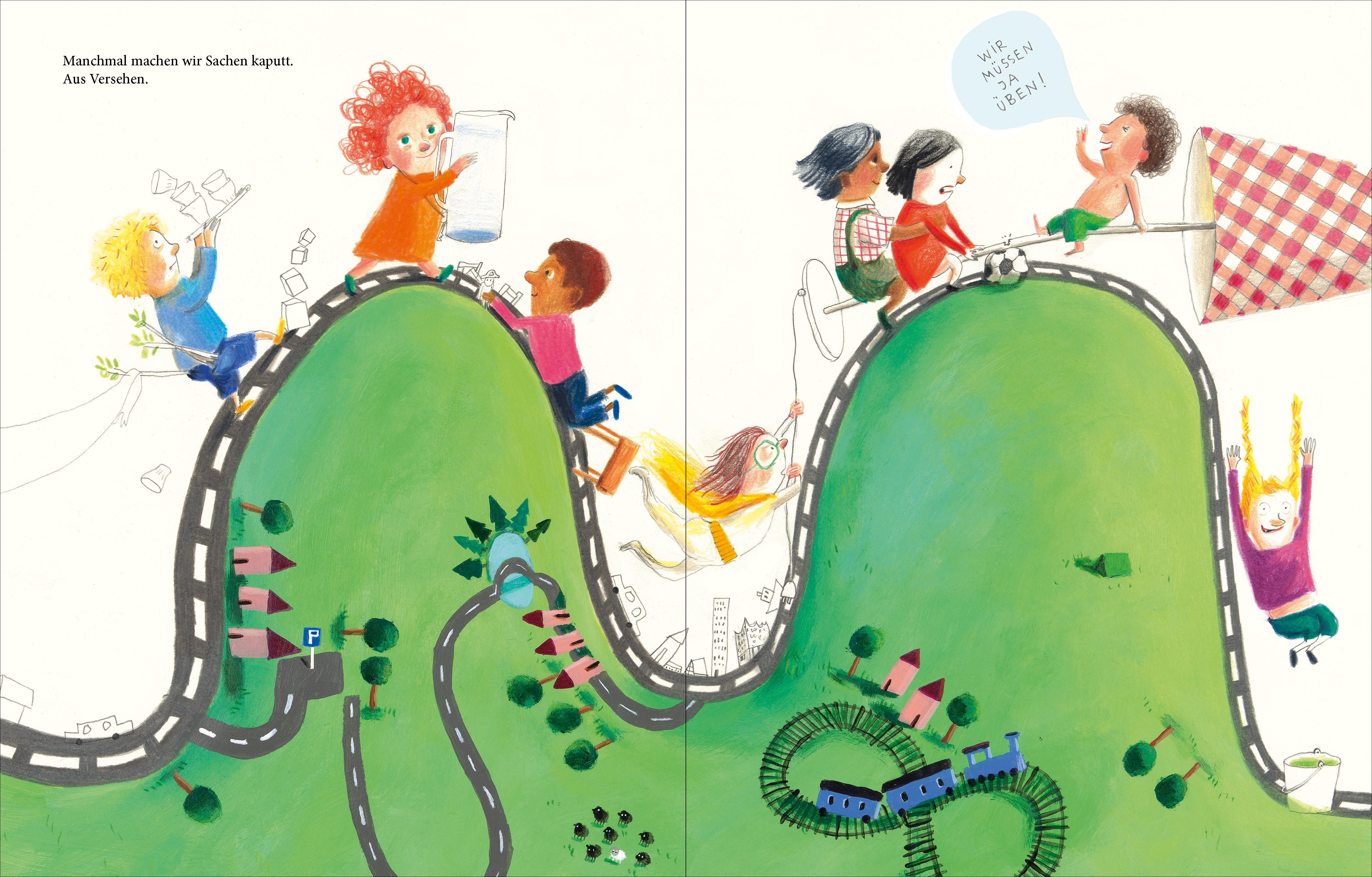 Beispielinhalt (Bild) Sachen kaputt machen