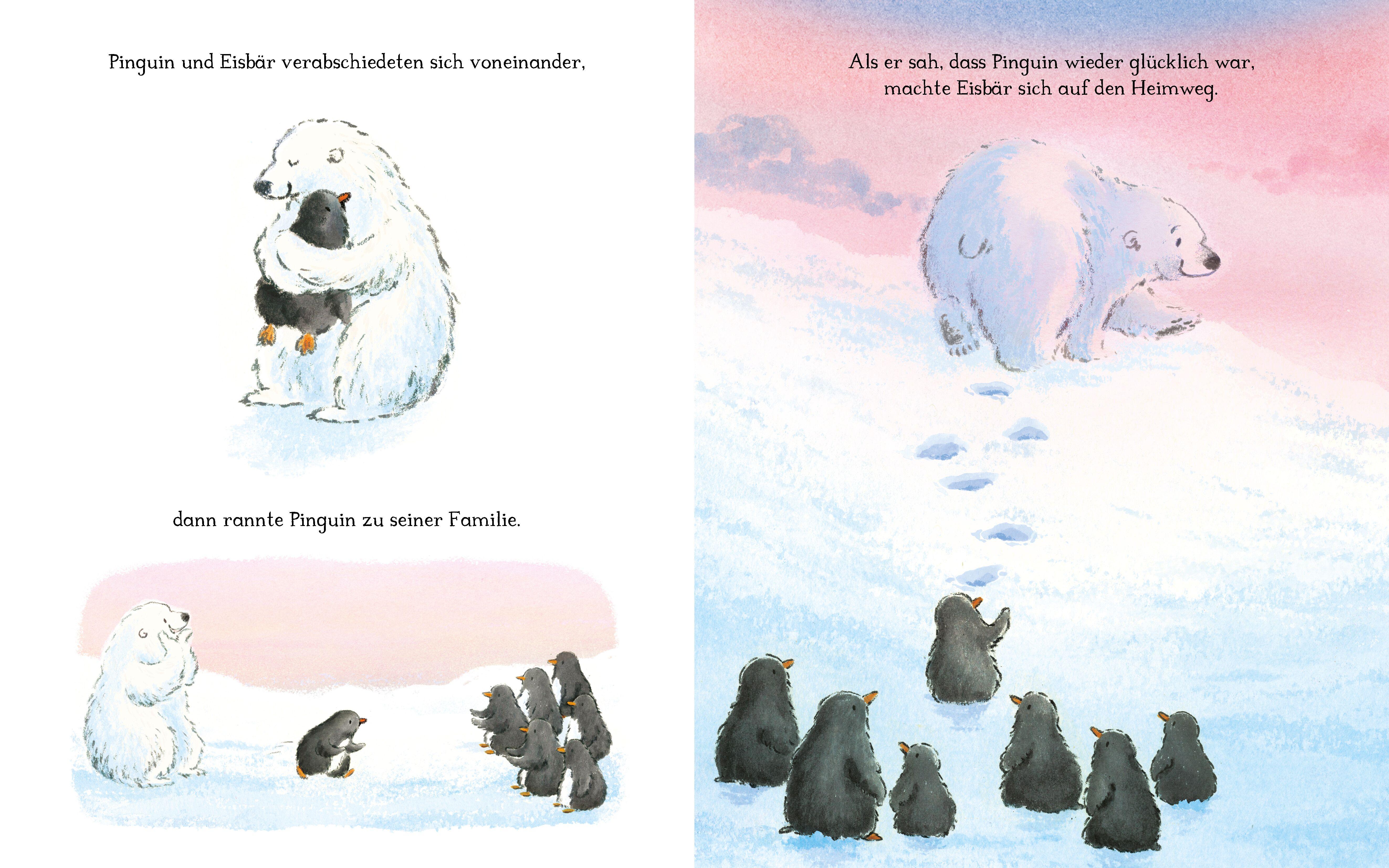 Beispielinhalt (Bild) Oh wie schön, ein Pinguin!