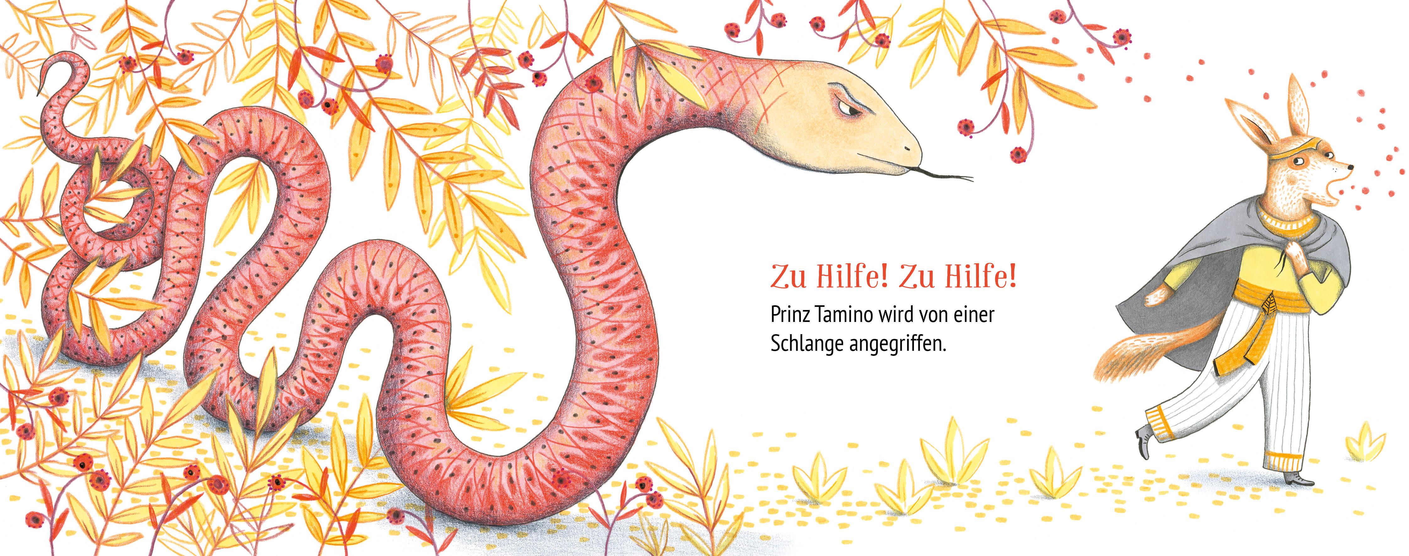 Beispielinhalt (Bild) Ich entdecke "Die Zauberflöte" - Pappbilderbuch mit Sound (Mein kleines Klangbuch)