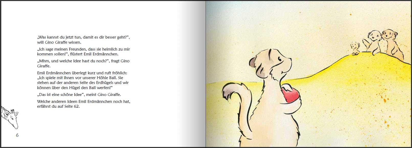 Beispielinhalt (Bild) Was brauchst du jetzt? Mit der Giraffensprache und Gewaltfreier Kommunikation Selbstfürsorge kindgerecht vermitteln