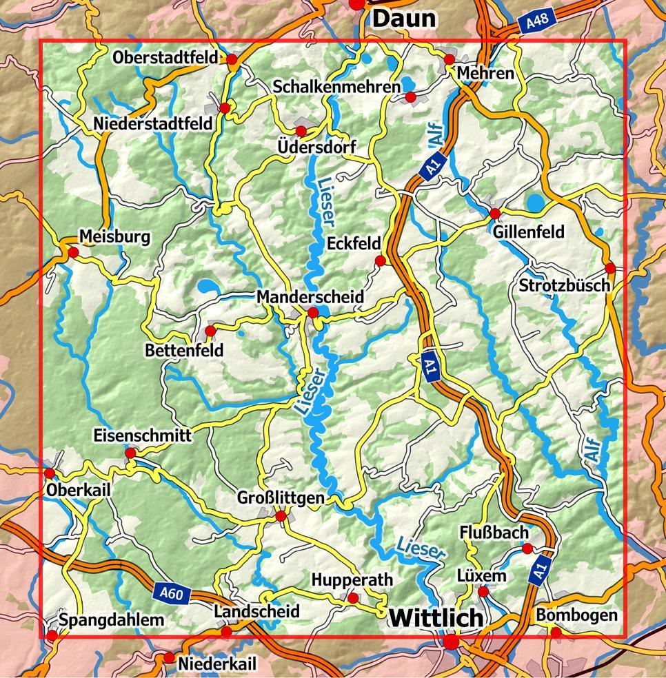 Beispielinhalt (Bild) Eifelwandern 18 - Manderscheid, Wittlicher Land