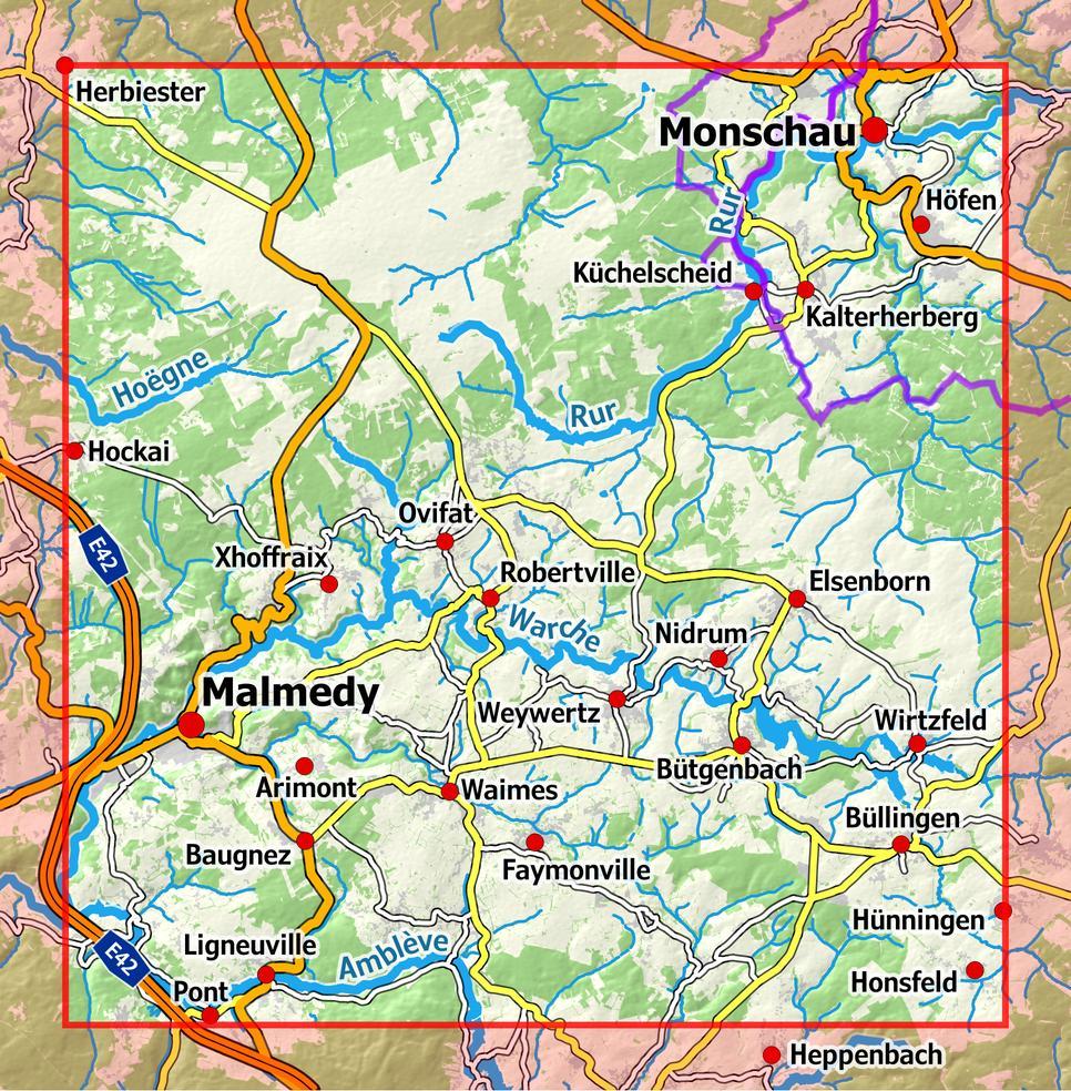 Beispielinhalt (Bild) Eifelwandern 6 - Bütgenbach, Malmedy