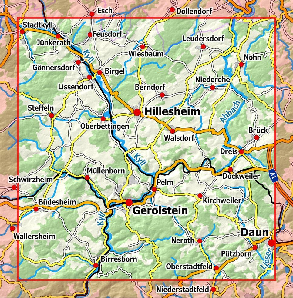 Beispielinhalt (Bild) Eifelwandern 13 - Gerolstein, Vulkaneifel (West)