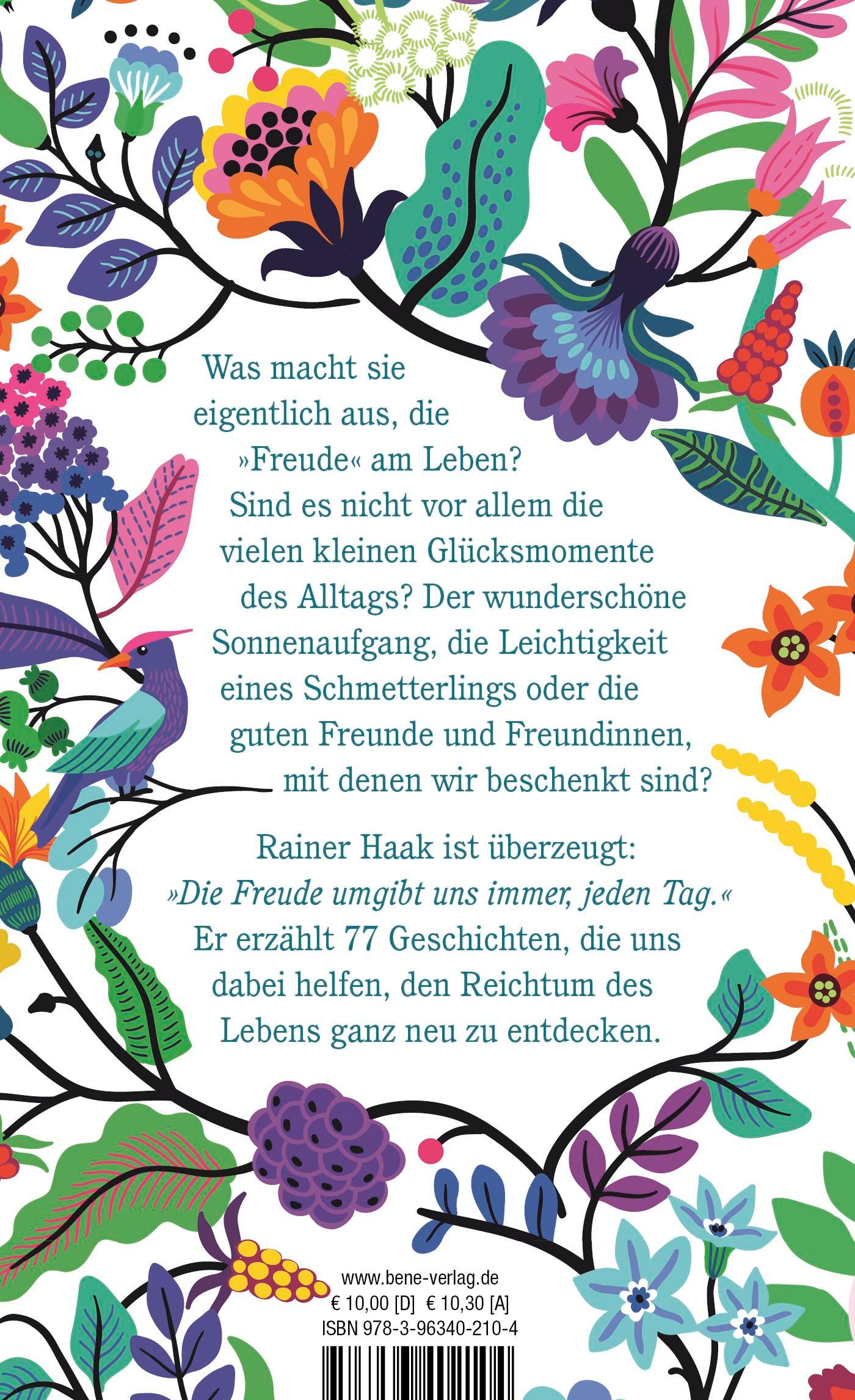 Rückseitencover 77 mal Freude