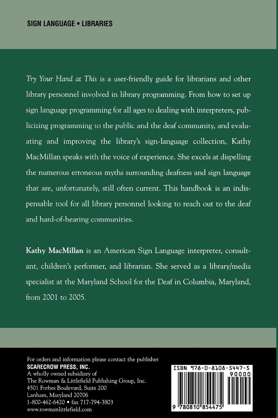 Rückseitencover Try Your Hand at This