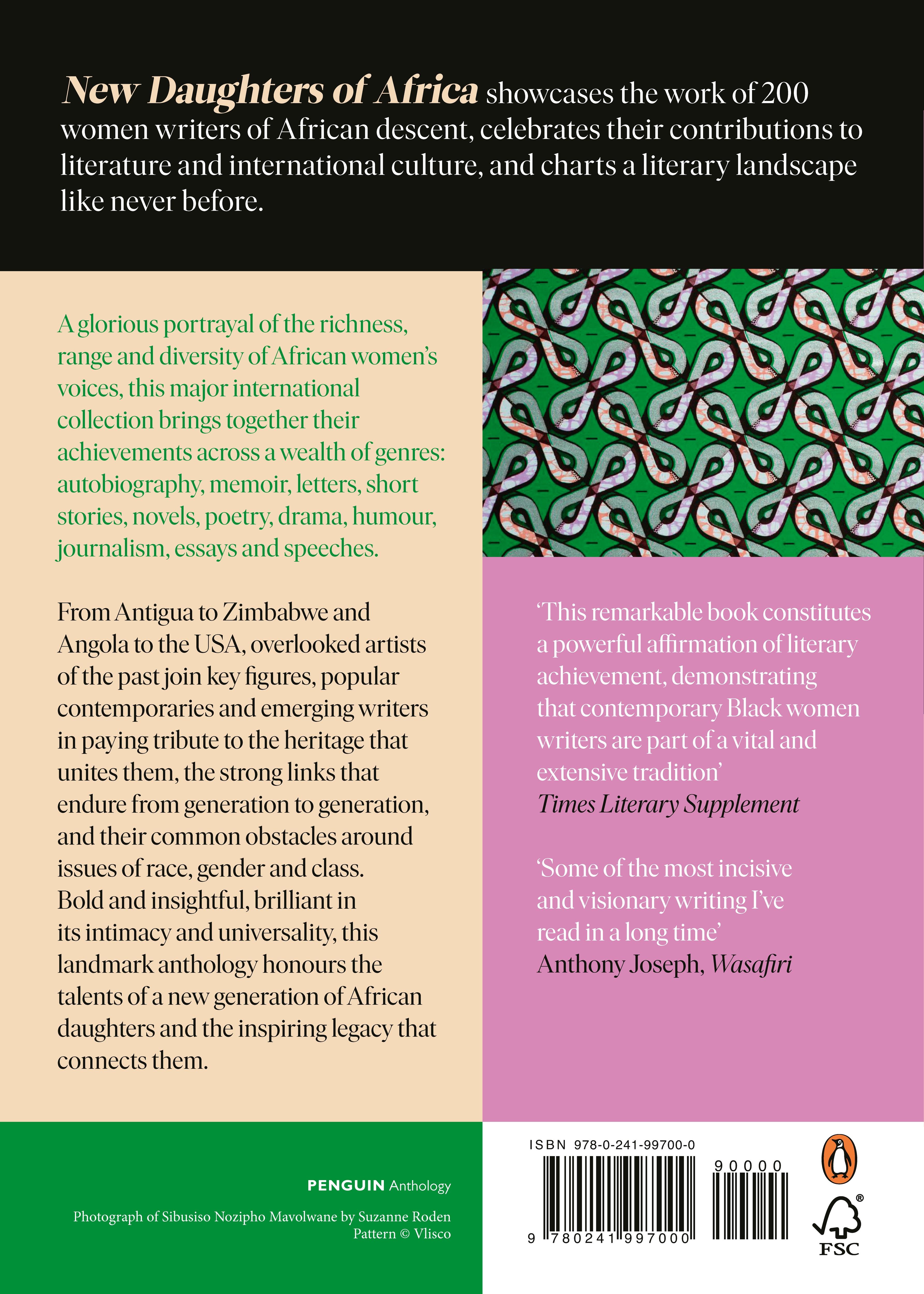 Rückseitencover New Daughters of Africa