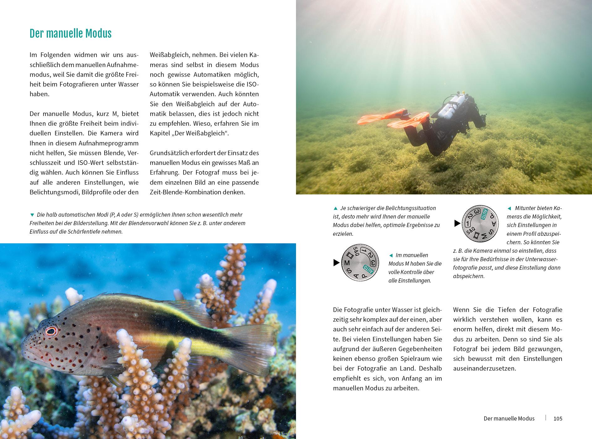 Beispielinhalt (Bild) Unterwasser - Die Fotoschule mit "Tiefgang"