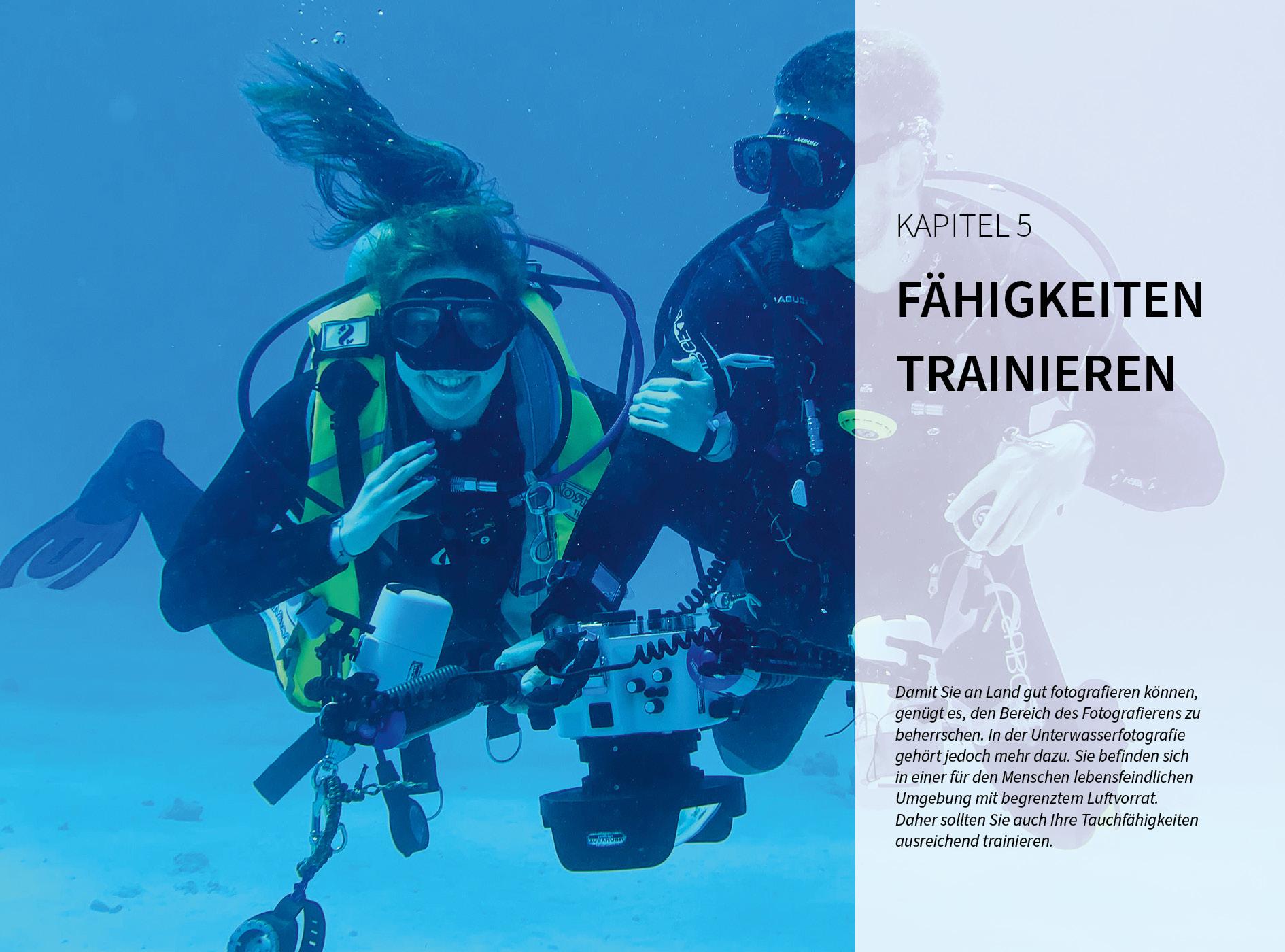Beispielinhalt (Bild) Unterwasser - Die Fotoschule mit "Tiefgang"