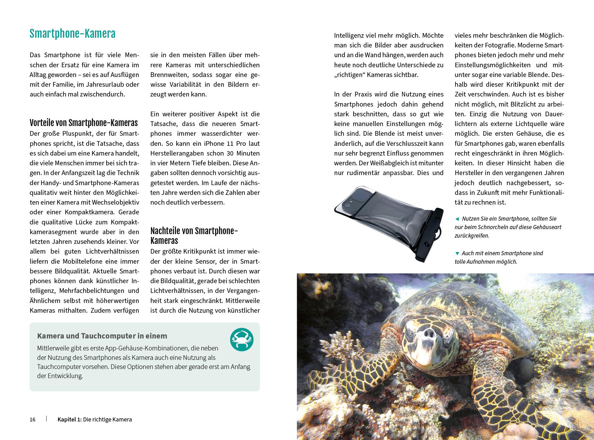 Beispielinhalt (Bild) Unterwasser - Die Fotoschule mit "Tiefgang"