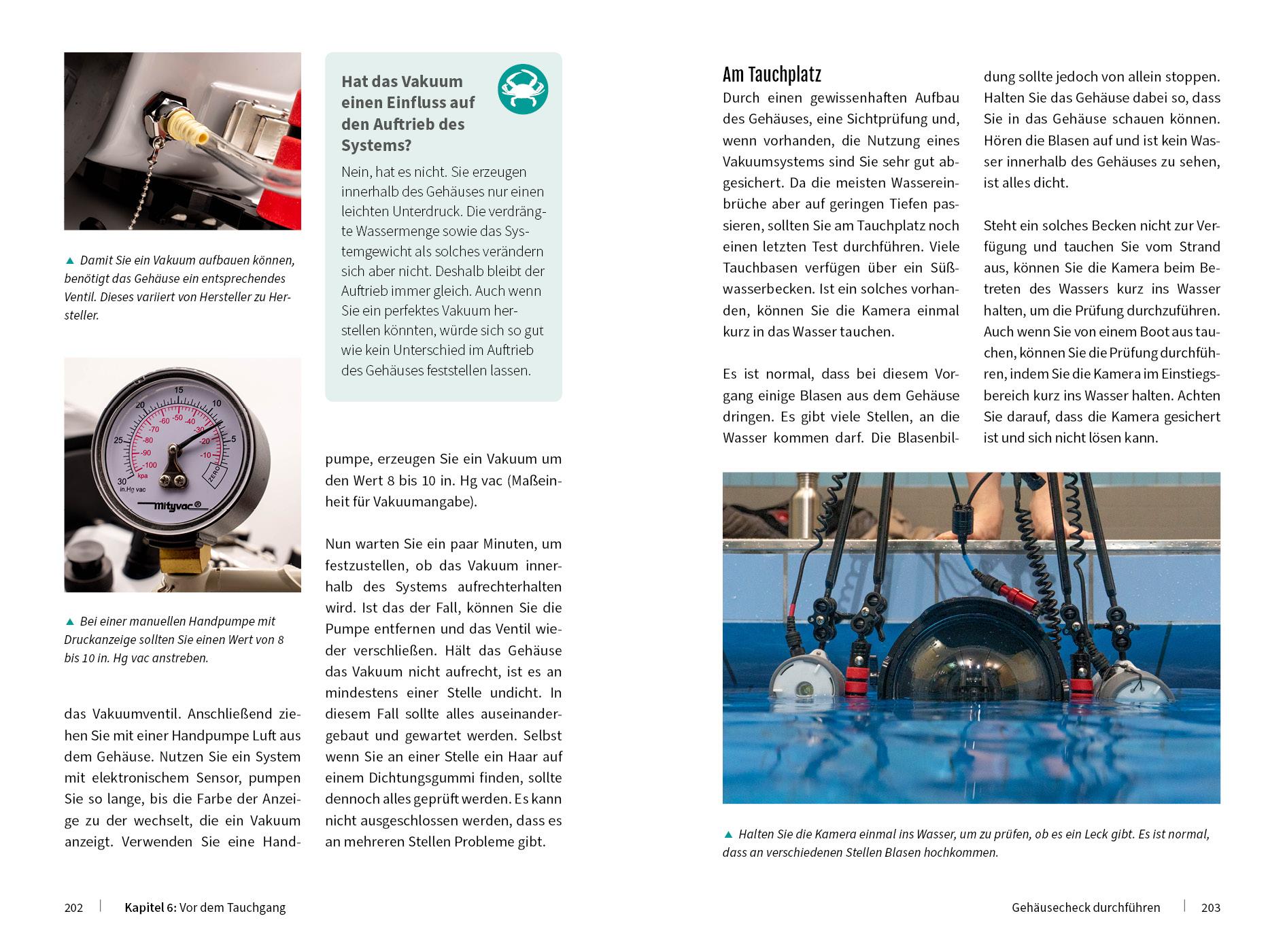 Beispielinhalt (Bild) Unterwasser - Die Fotoschule mit "Tiefgang"