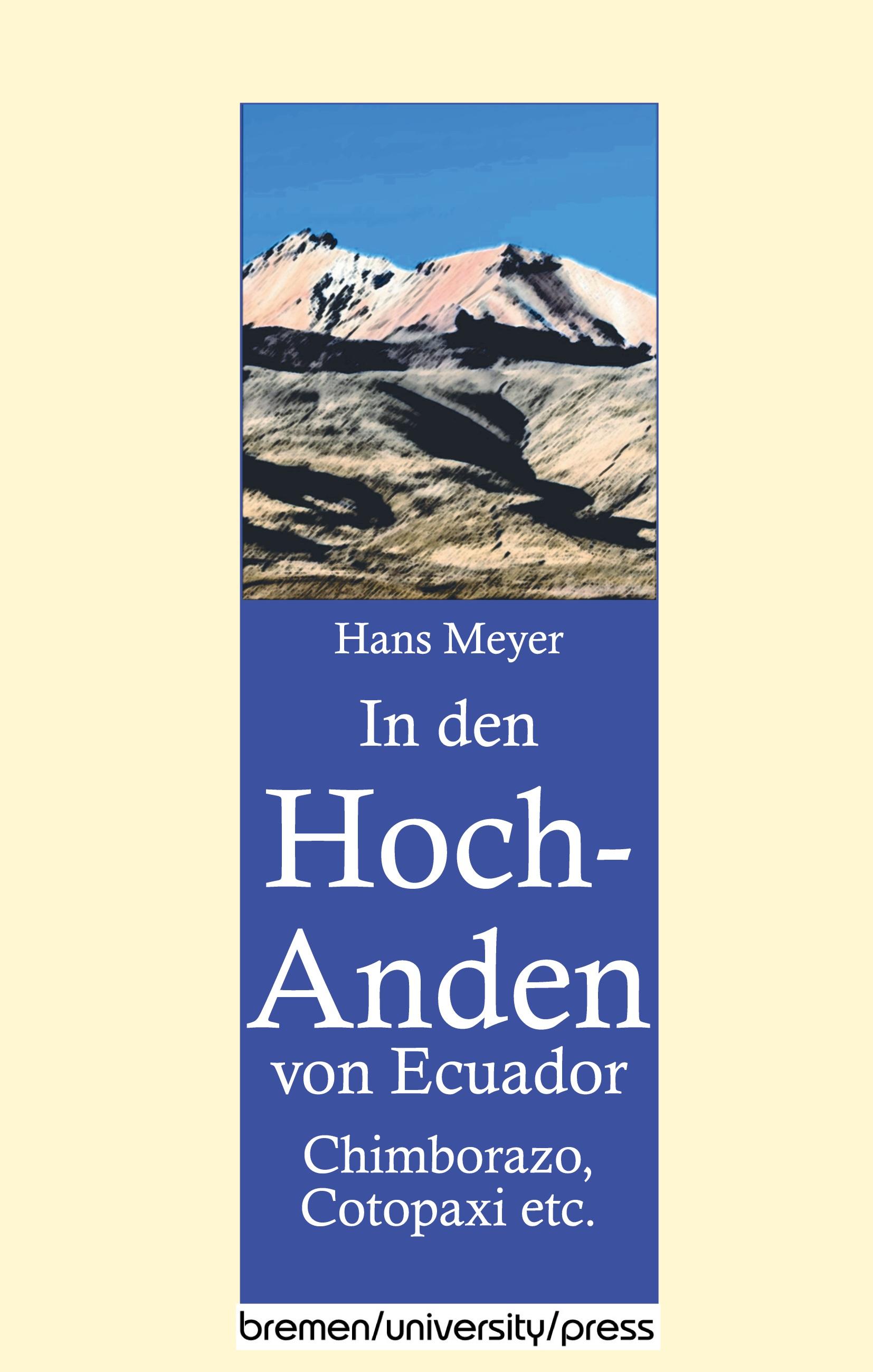Vorderes Coverbild In den Hoch-Anden von Ecuador